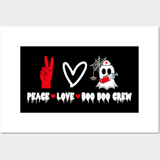 Peace Love Boo boo crew Posters and Art